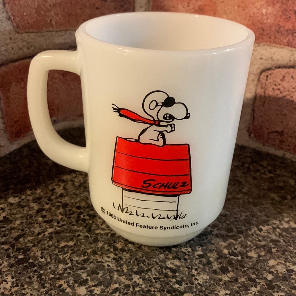 1965 Snoopy Curse You Red Baron Cup- perfect condition!